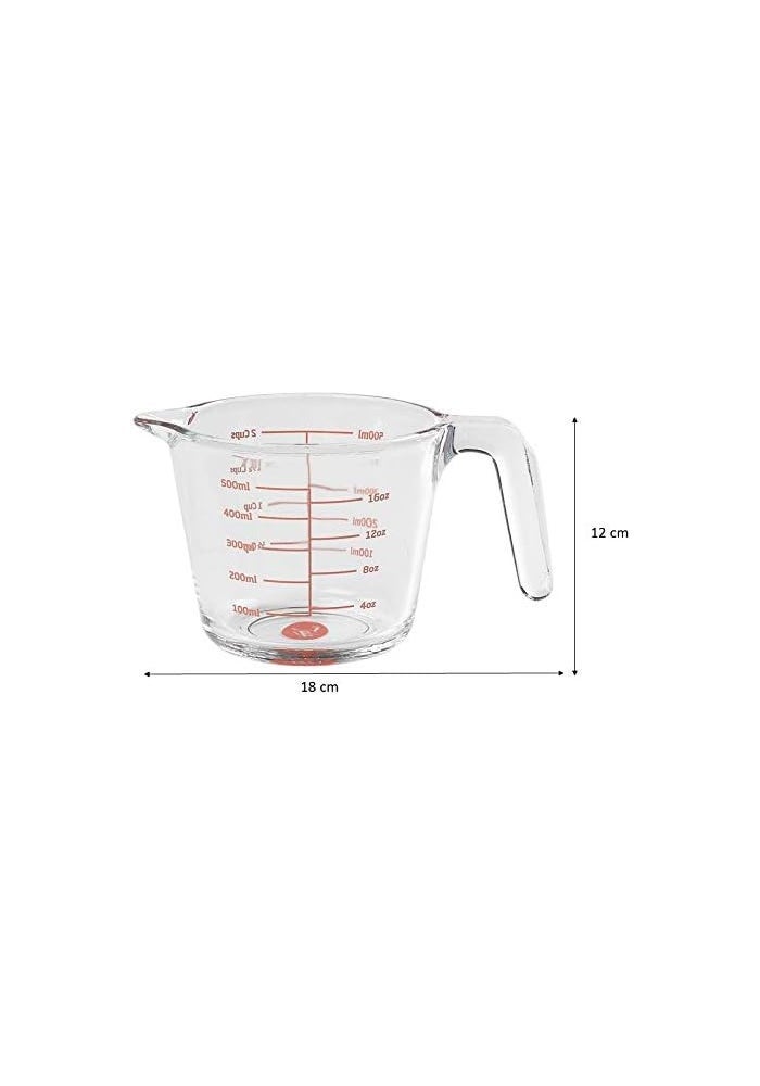Tala 0.5 Litre Glass Measuring Jug - Image 3